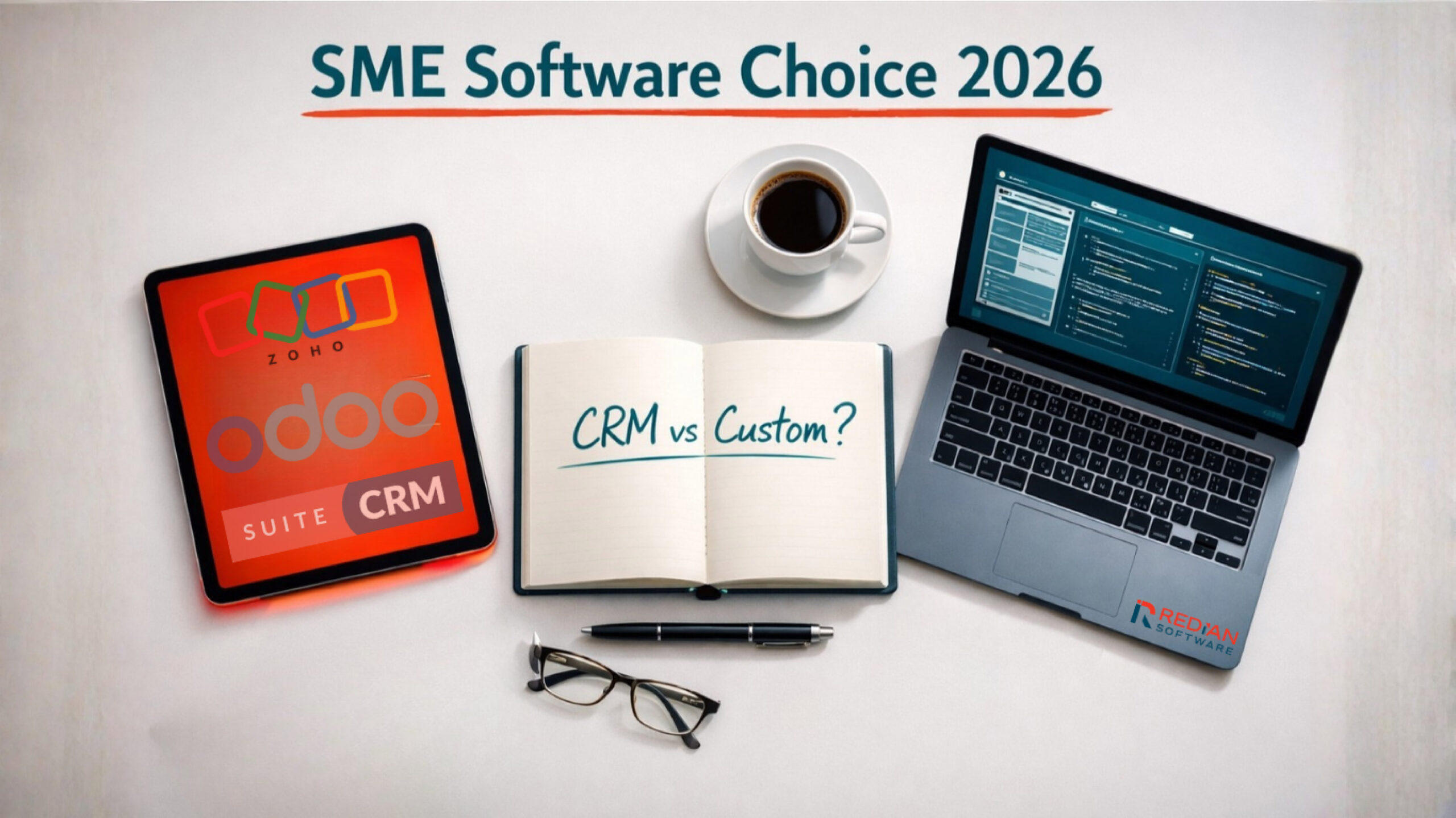 CRM vs custom software — Zoho, Odoo, SuiteCRM guide for SMEs